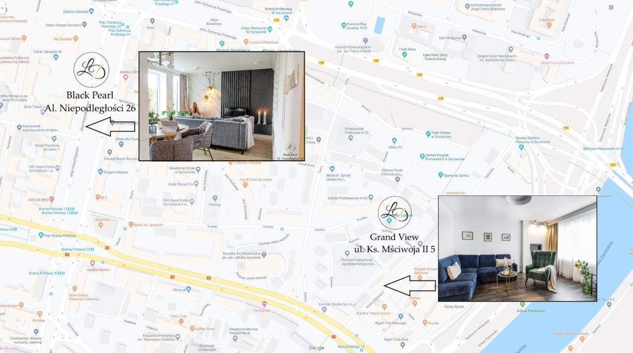 Apartamenty Stare Miasto Szczecin Ld Екстер'єр фото